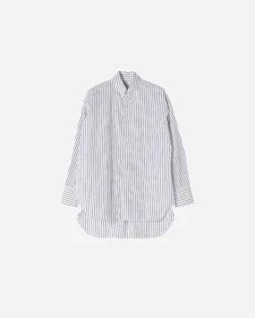 COTTON TAB COLLAR SHIRT .06【WIDE-STRIPE】