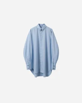 COTTON TAB COLLAR SHIRT .08【SAX BLUE】