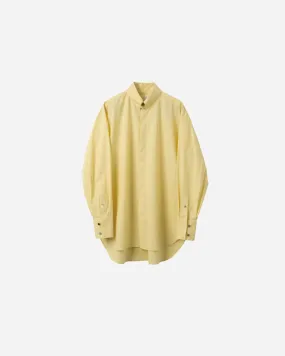 COTTON TAB COLLAR SHIRT .08【YELLOW】