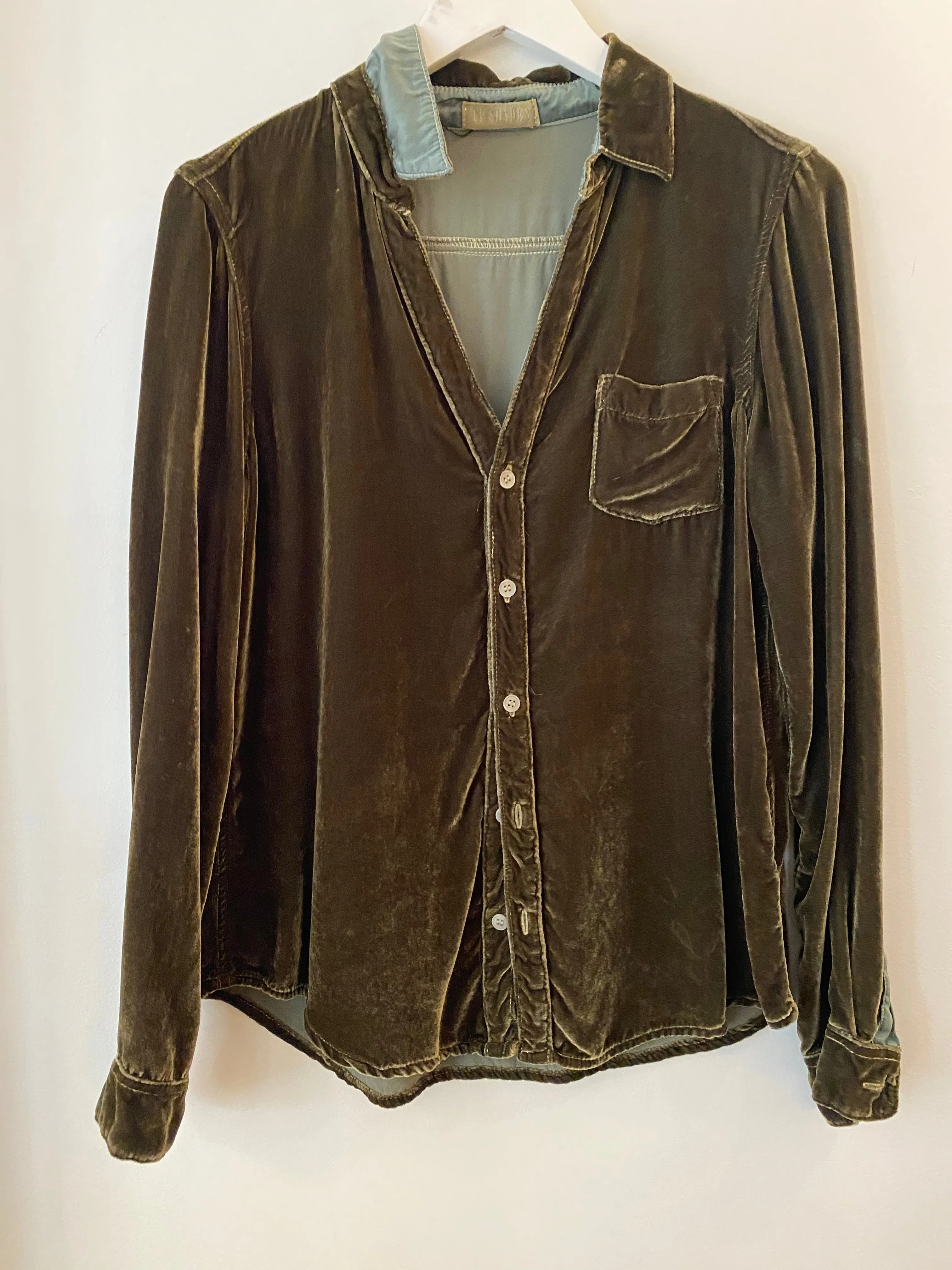 CP Shades Khaki Velvet Sloane Shirt