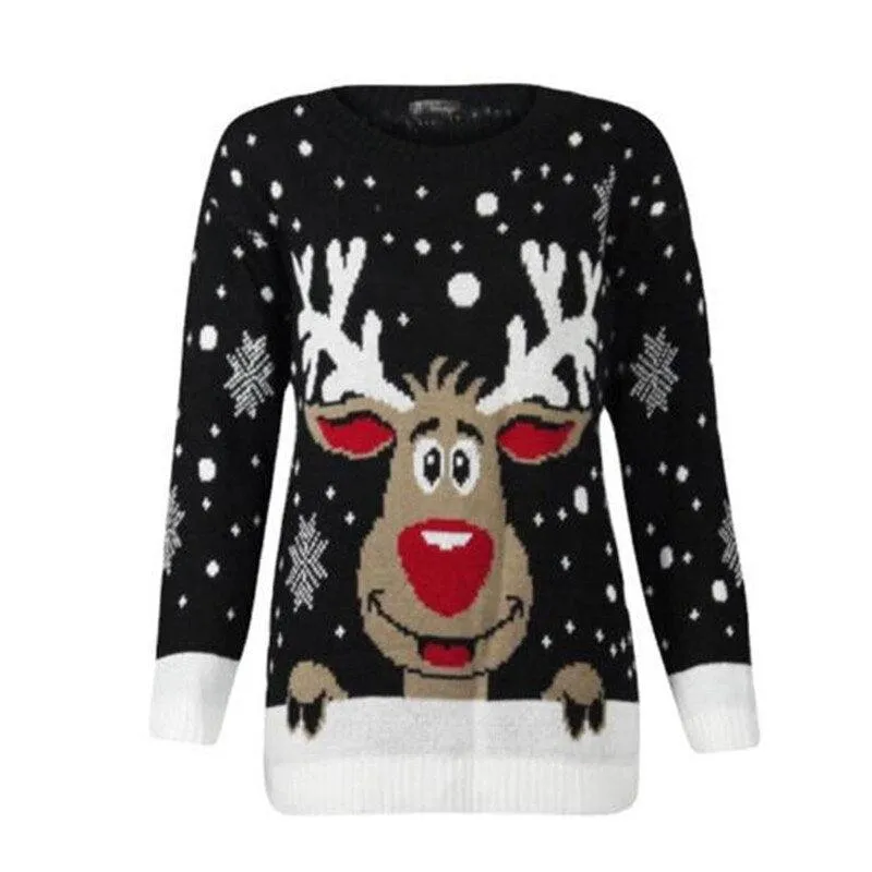 Deer Casual Ugly Christmas Sweater