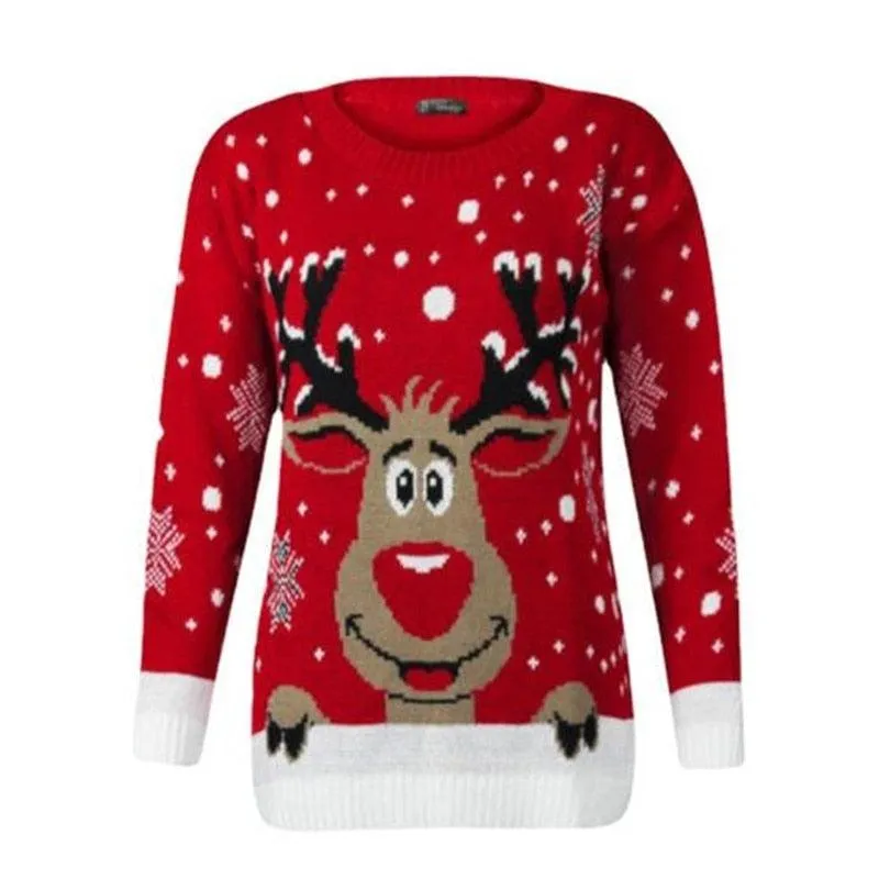 Deer Casual Ugly Christmas Sweater