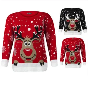 Deer Casual Ugly Christmas Sweater