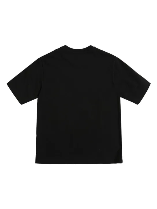 Diesel Kids   Cotton jersey t-shirt w/ peel-off patch 