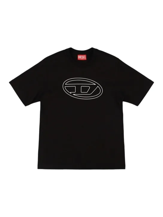 Diesel Kids   Cotton jersey t-shirt w/logo 