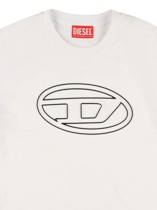 Diesel Kids   Cotton jersey t-shirt w/logo 