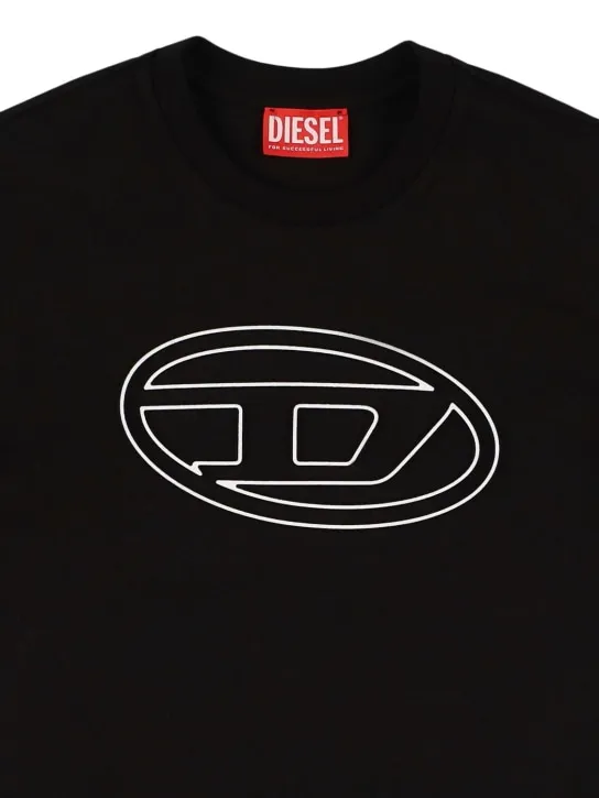 Diesel Kids   Cotton jersey t-shirt w/logo 