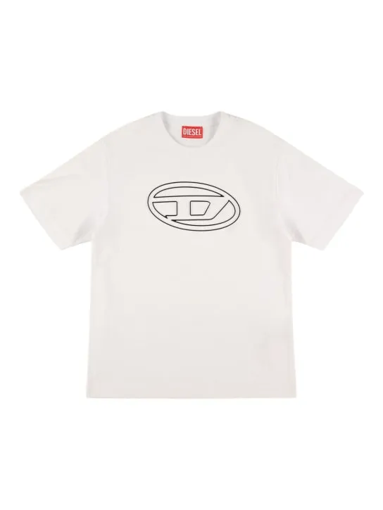 Diesel Kids   Cotton jersey t-shirt w/logo 