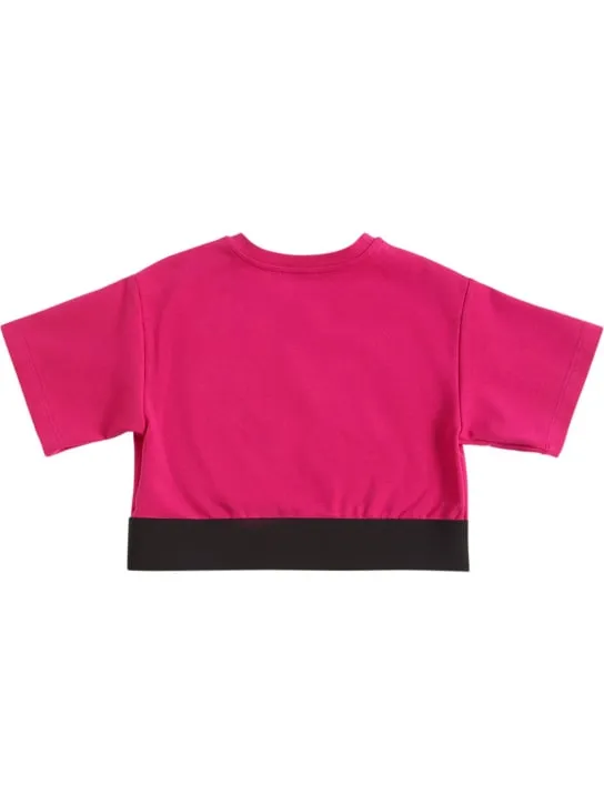 Dolce&amp;Gabbana   Cotton jersey t-shirt w/ logo tape 