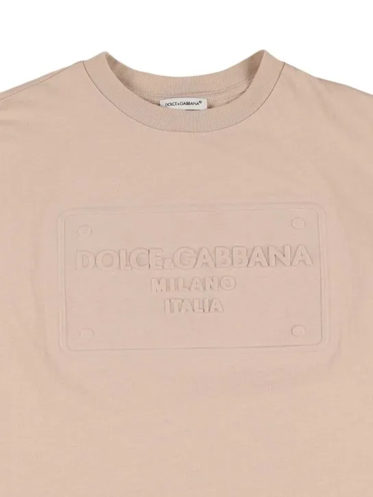 Dolce&amp;Gabbana   Cotton jersey t-shirt w/logo 