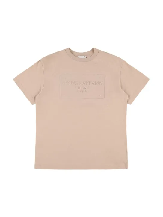 Dolce&amp;Gabbana   Cotton jersey t-shirt w/logo 