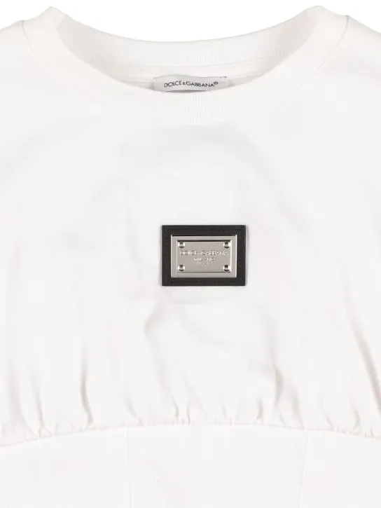 Dolce&amp;Gabbana   Logo print cotton |t-shirt 