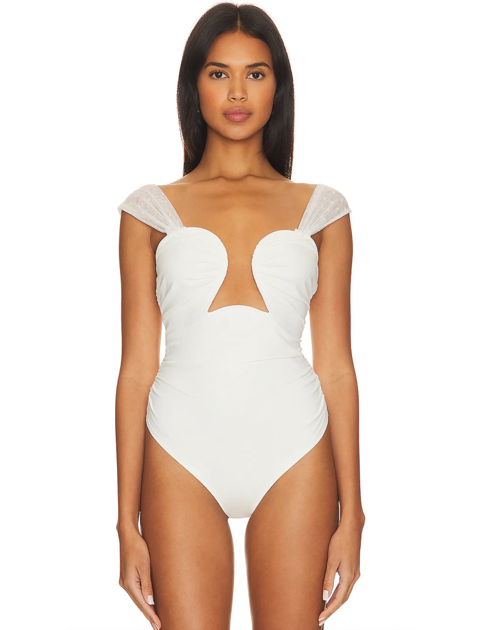 Double Take Bodysuit, White