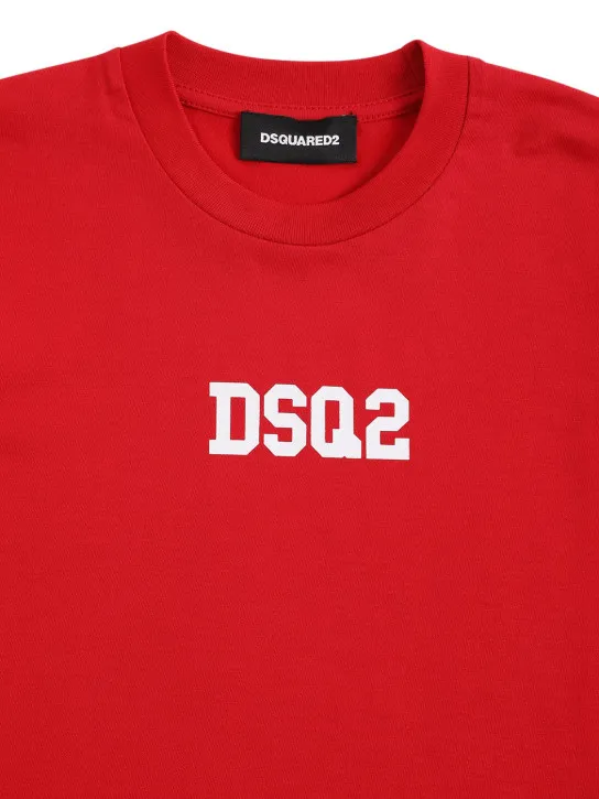 Dsquared2   Cotton jersey t-shirt w/ logo 