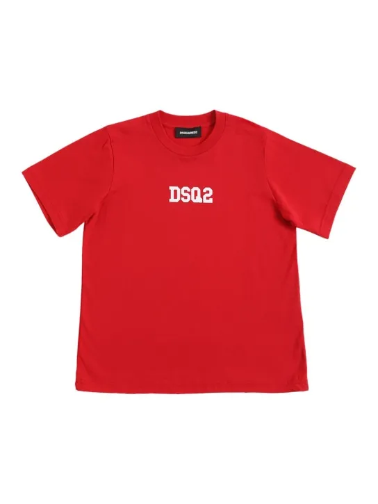 Dsquared2   Cotton jersey t-shirt w/ logo 