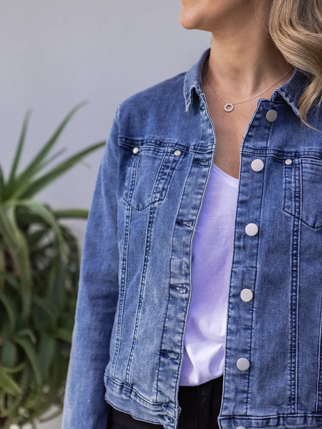 Ellyse Denim Jacket - Dark