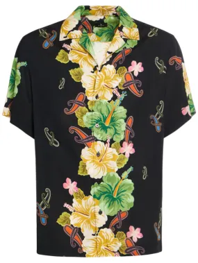 Etro   Floral cotton short sleeve shirt 