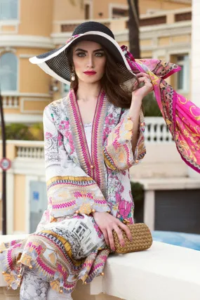 Farah Talib Aziz Spring/Summer Lawn 2017 – Monte Carlo Monochrome 6A