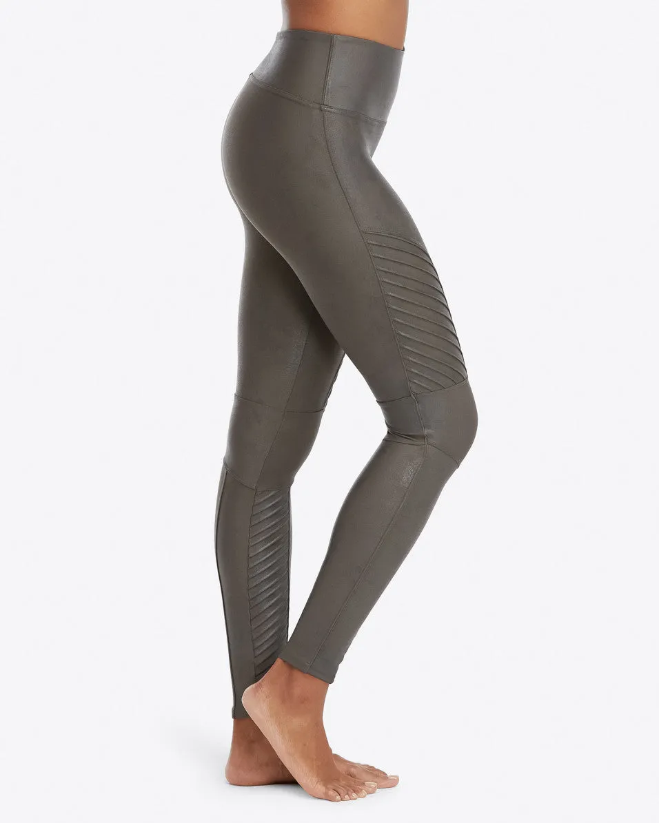 Faux Leather Moto Leggings