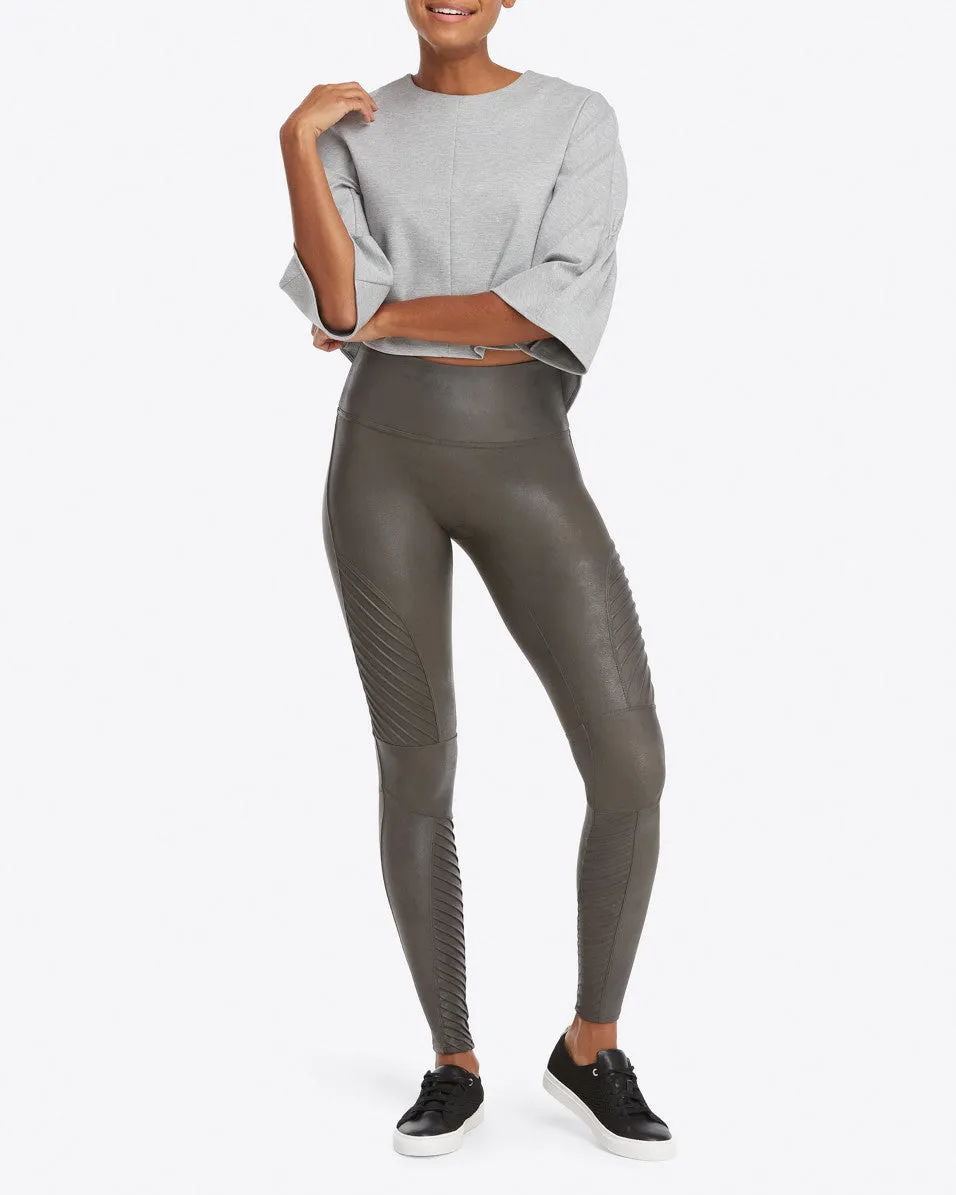 Faux Leather Moto Leggings