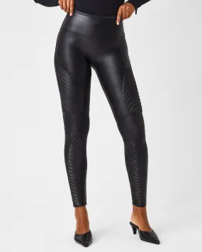 Faux Leather Moto Leggings