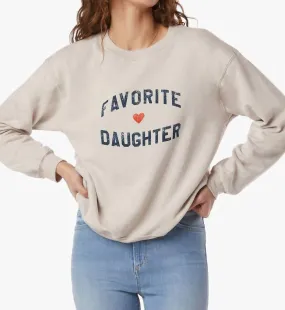 Favorite Daughter Sweatshirt in Grey