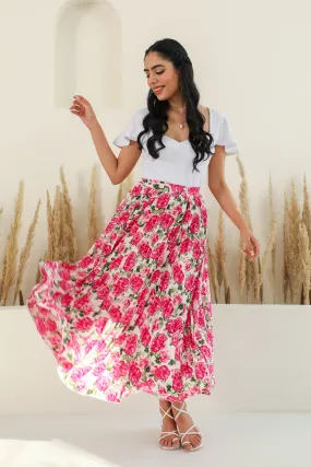 FLORAL PLEATED CO-ORD