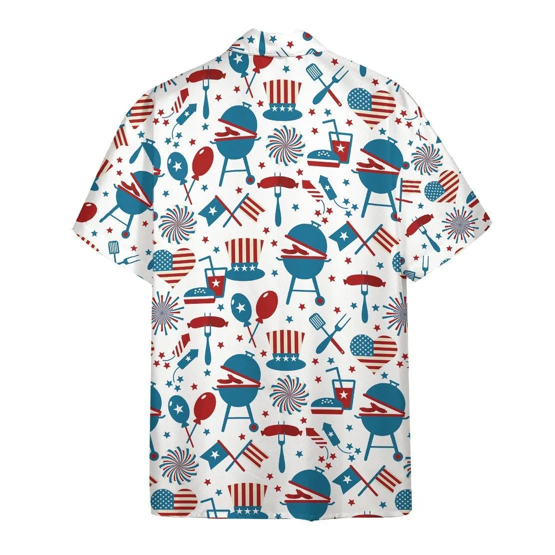 Gearhuman 3D 4th Of July Hawaii Shirt