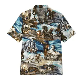 Gearhuman 3D Horse Hawaii Shirt