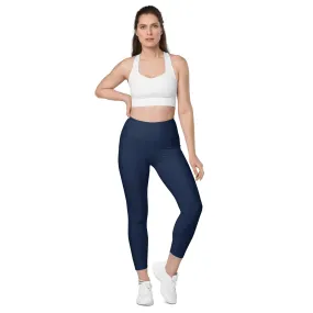 GG - Women's Leggings with pockets - Navy