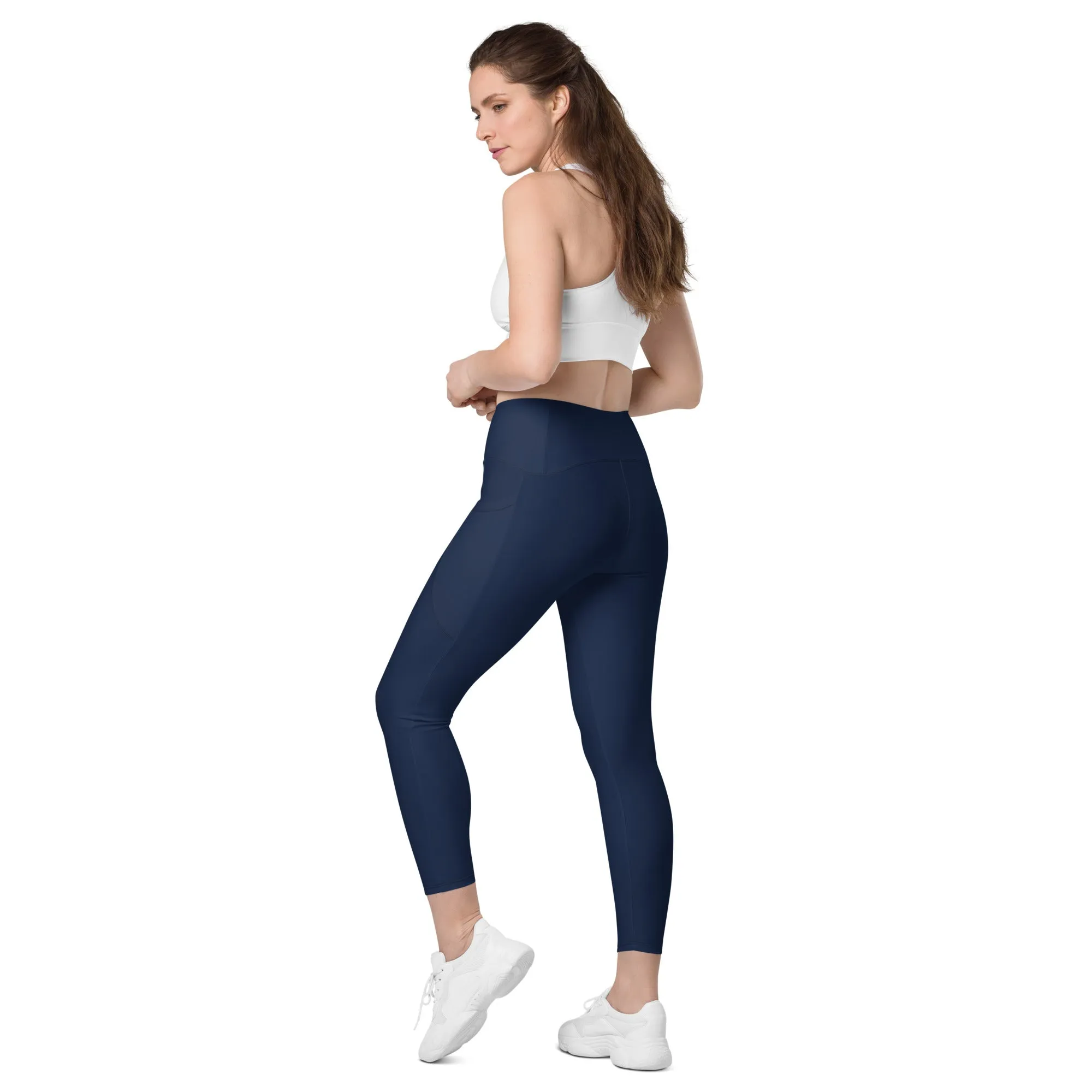 GG - Women's Leggings with pockets - Navy