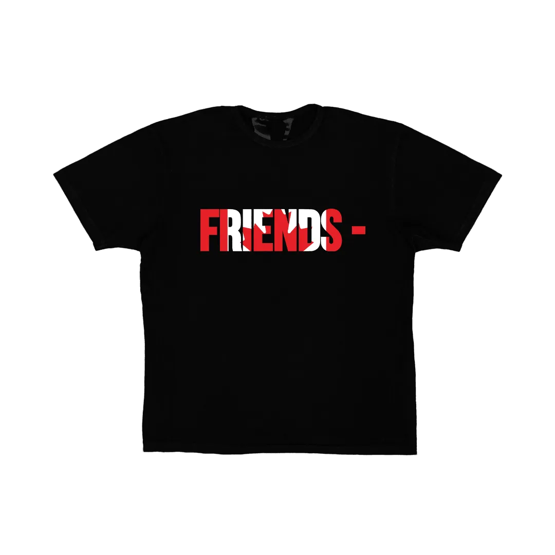 Giftngon - FRIENDS - CAN T-SHIRT - BLACK BACK