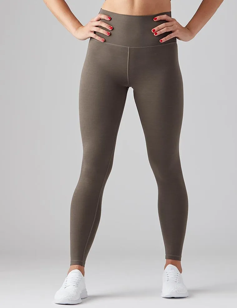 Glyder High Waist Pure Legging - Dark Moss