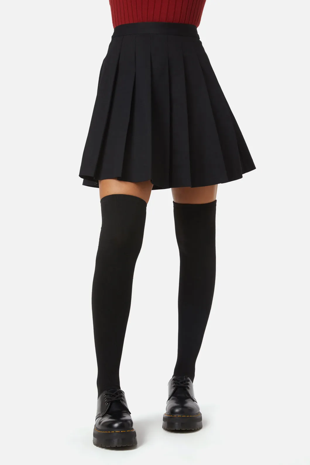 Grave Respect Pleated Skirt