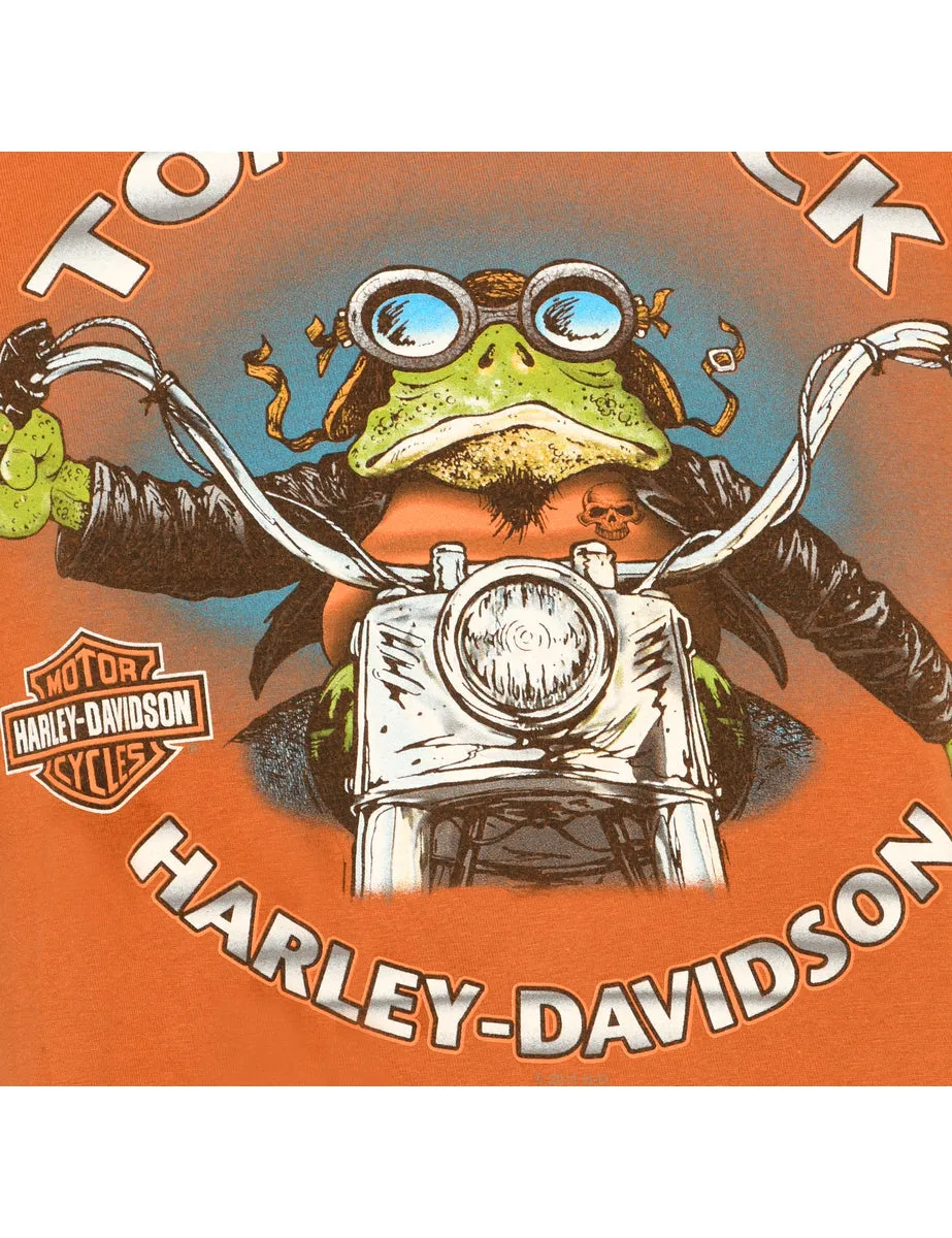 Harley Davidson Graphic Printed T-shirt - L