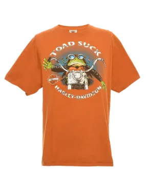 Harley Davidson Graphic Printed T-shirt - L