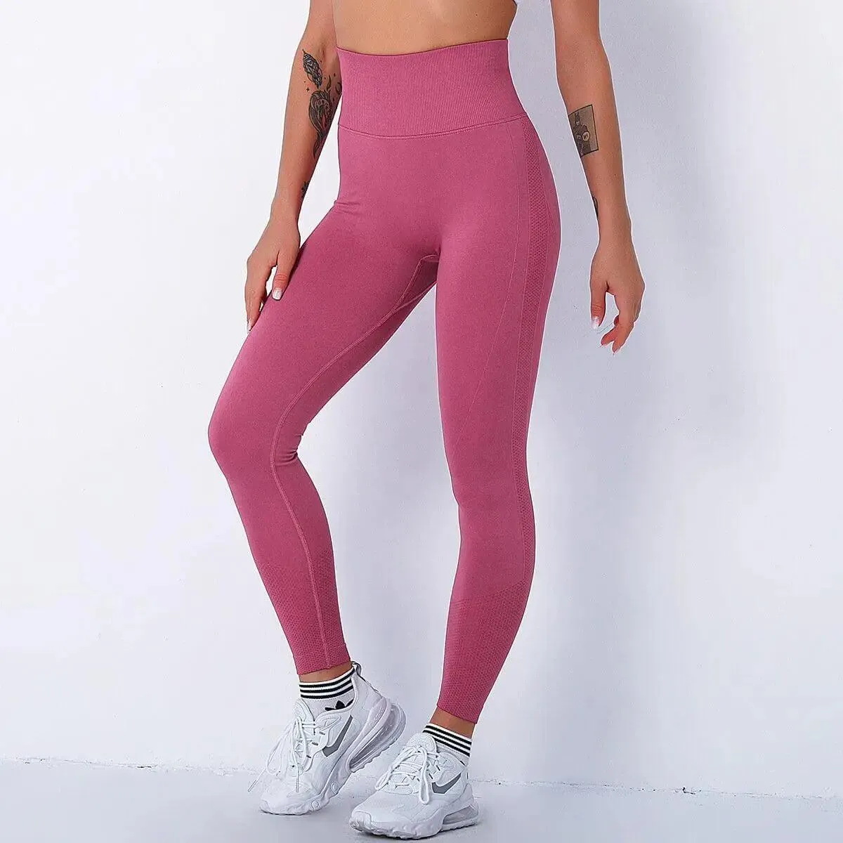 High Waist Seamless Gym Leggings - PDF