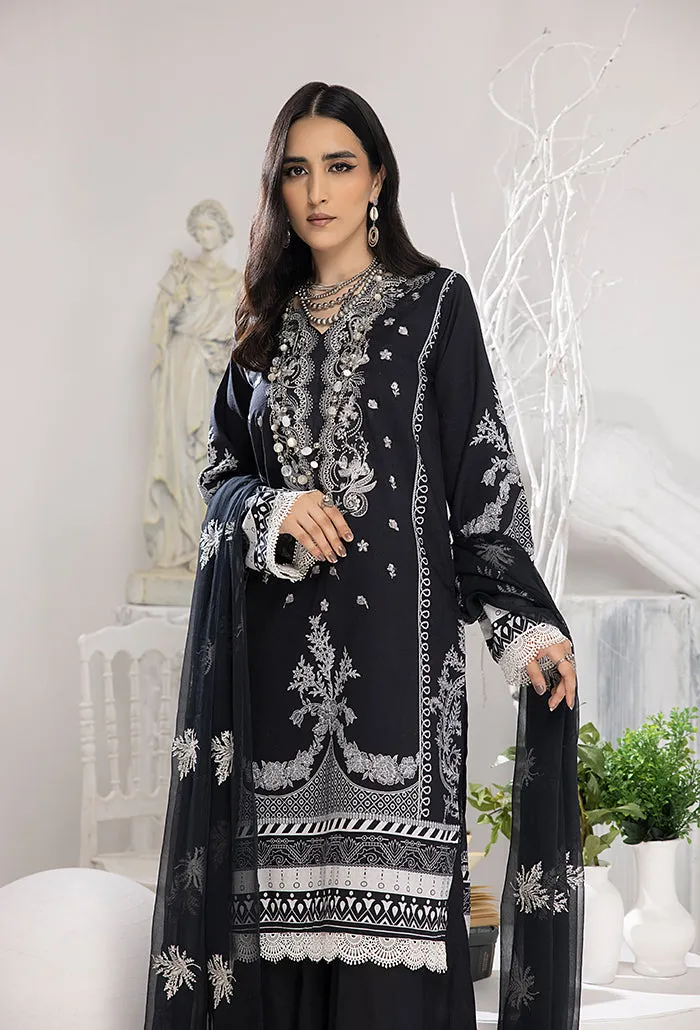 HumDum Monochrome Printed Lawn Collection – DN-07