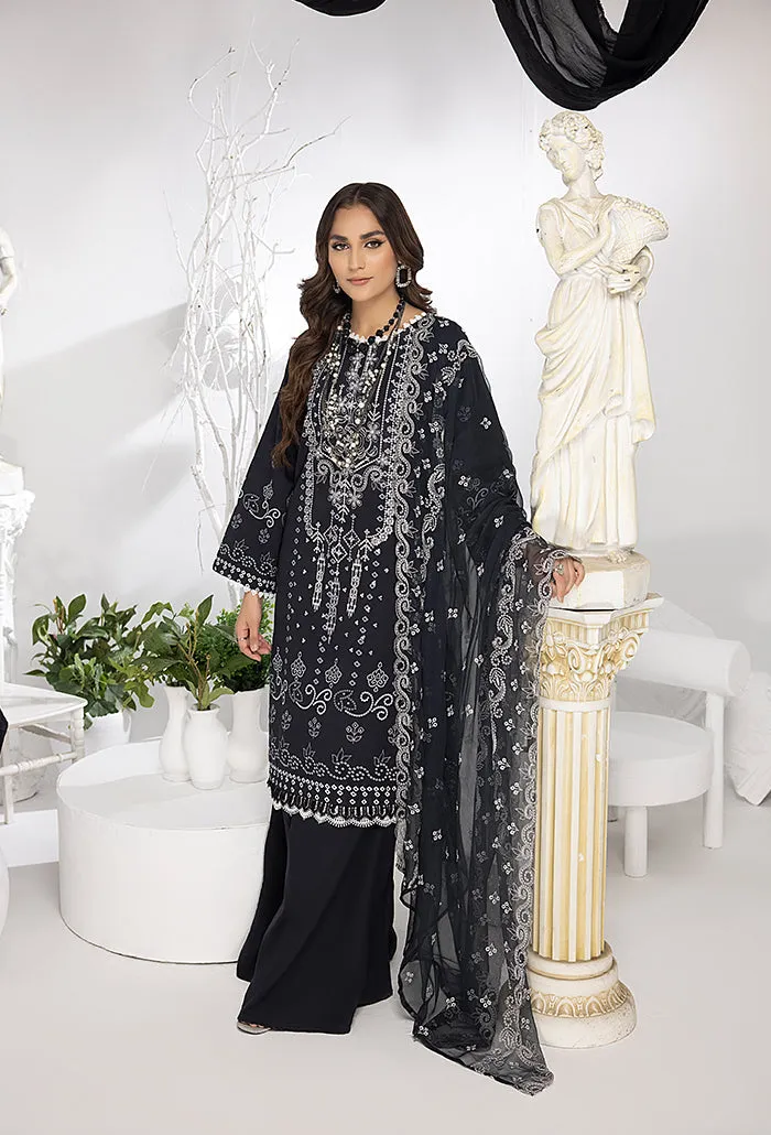 HumDum Monochrome Printed Lawn Collection – DN-09