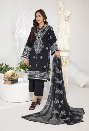 HumDum Monochrome Printed Lawn Collection – DN-10