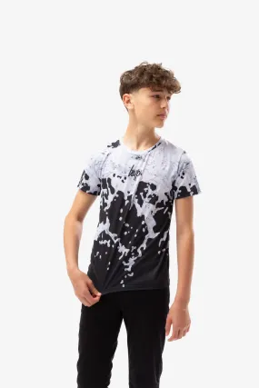 Hype Boys Black Mono Splat T-Shirt