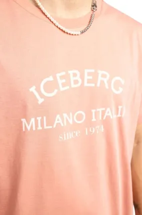 Iceberg Logo 5D T-Shirt (Pink) - I24F02N63254371