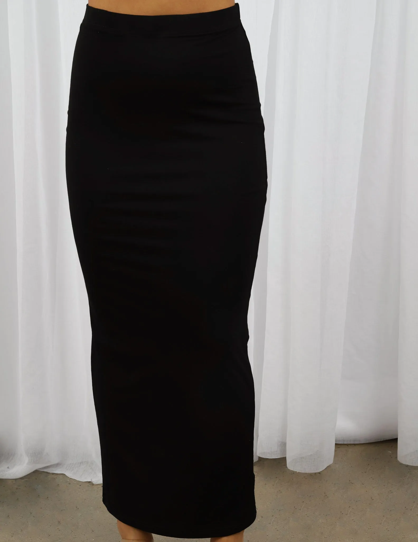 Jersey Pencil Skirt