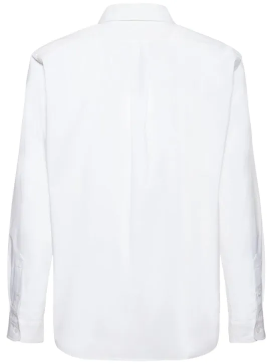 Kenzo Paris   Boke logo cotton poplin shirt 