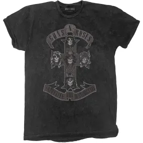 Kids Guns 'N' Roses T-Shirt - MONOCHROME CROSS