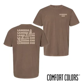 Lambda Chi Comfort Colors Liquify Short Sleeve Tee