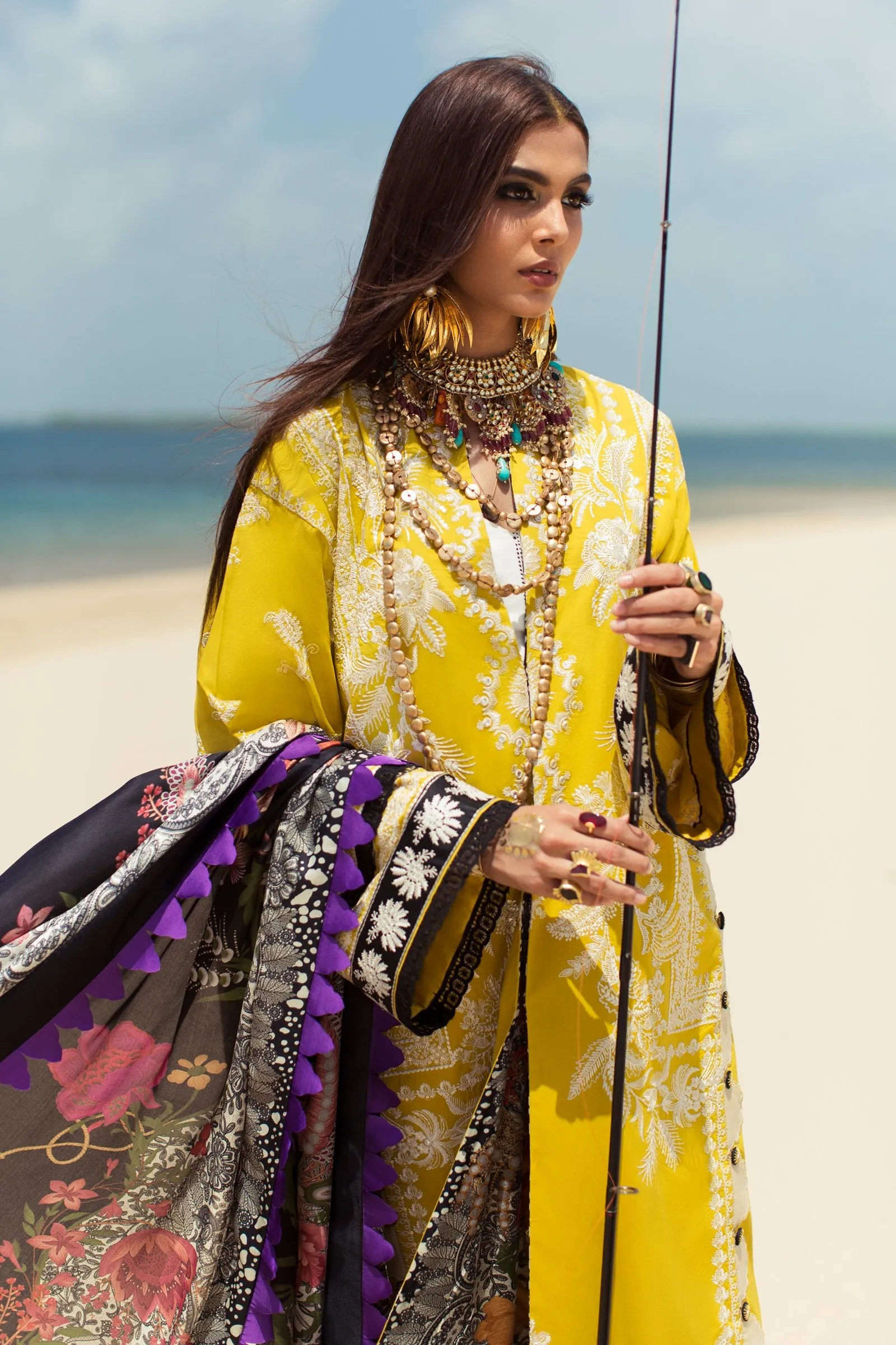 Élan Luxury Lawn Collection 2020 – EL-14 B (MOSIYA)