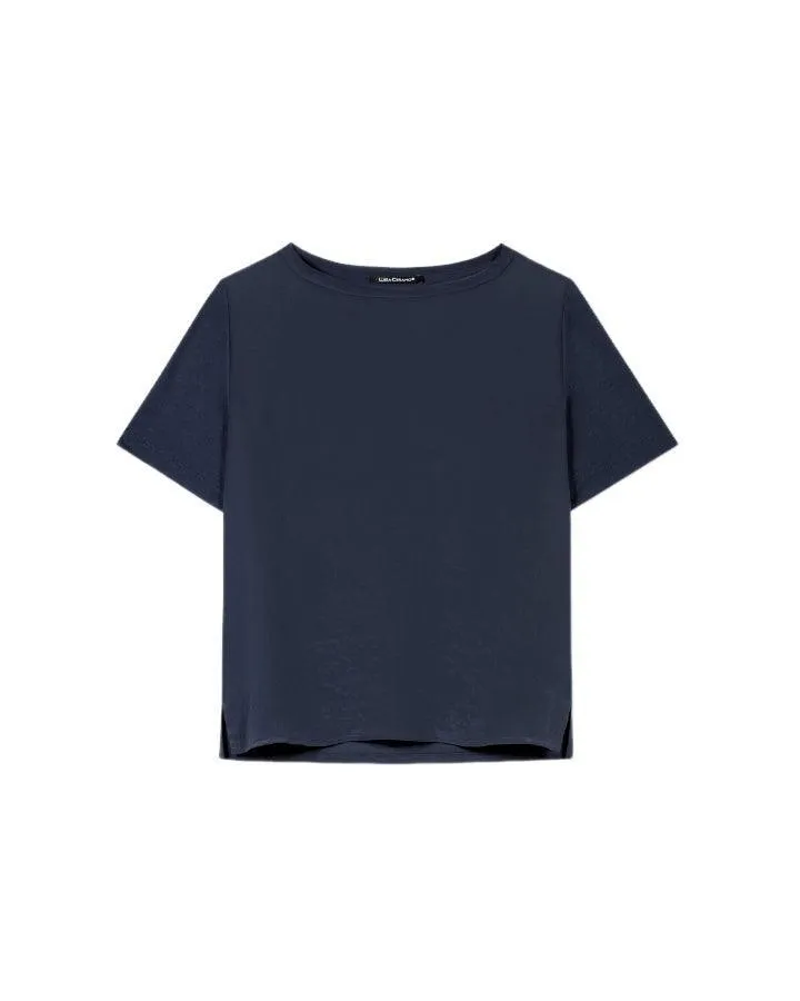 Luisa Cerano Silk Front T-Shirt