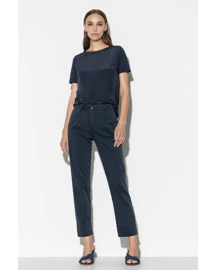 Luisa Cerano Silk Front T-Shirt