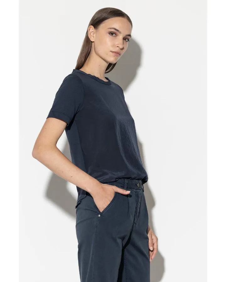 Luisa Cerano Silk Front T-Shirt